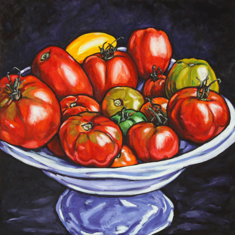 tomatoes on a platter